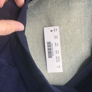 J. Crew Tops - NWT silk navy blue SS collared shirt J. Crew Tops - NWT silk navy blue SS collared shirt